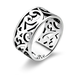 Silver Ring Carve Style XTR-02